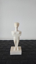 Figurine cycladique idole art moderne grec ancien sculpture statue résine