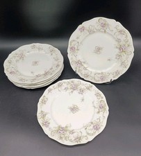 Anciennes Assiettes Plates X6