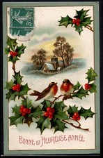 BH115 Bonne Année ROUGES GORGES HOUX Paysage Belle LITHO KOPAL