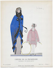 Georges LEPAPE "Manteau Jeanne