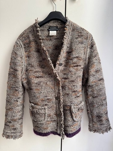 Chanel veste vintage 1999 gris - vintage,
