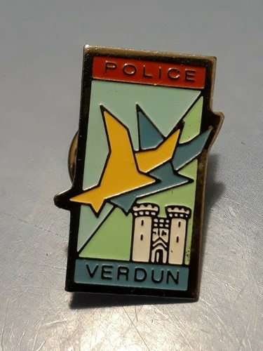 Pin badge police verdun 17 - badge,