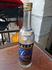 Bouteille Collector Idéal décoration  Bar Vodka Laika Annees 70