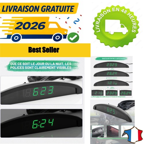 Horloge tableau bord - horloge,