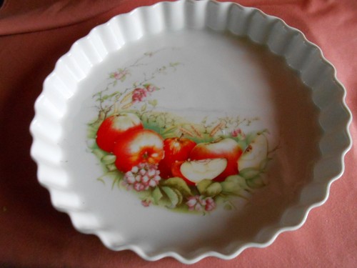 Plat tarte porcelaine - en,