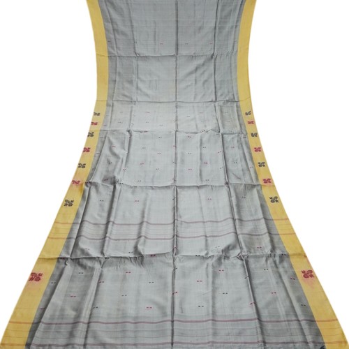 Sarees grises vintage - grises, 100%