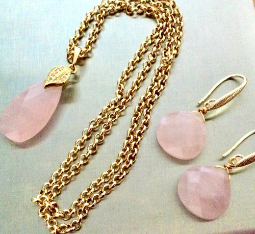 Plaqué parure collier - plaqué,