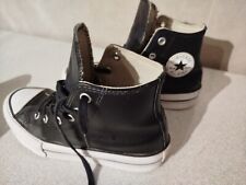 Converse baskets Montantes Enfants Cuir Noir T 33 BE