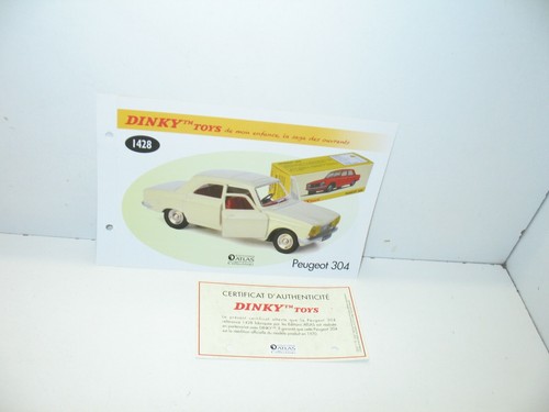Fiche certif dinky - certif., toys