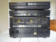 CHAINE HIFI MARANTZ : AMPLI, LECTEUR CD, CASSETTE, TUNER, PLATINE VINYLE, HP