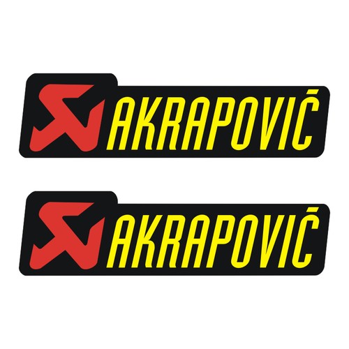 Stickers plastifiés akrapovic - stickers,