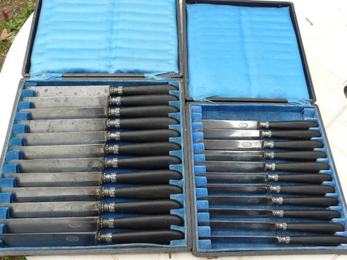 Anciens coffrets couteaux - anciens,