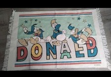 Tapis Vintage Donald Duck Disney Officiel - Années 80/90 - 80x120 cm