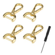 4pcs Fermoir Pivotant Métal