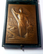 MEDAILLE Exposition Universelle San Francisco 1915 canal de Panama BOTTEE MEDAL