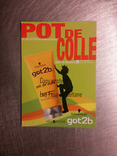 SCHWARZKOPF GOT2B POT DE COLLE pub advert  carte postale postcard 