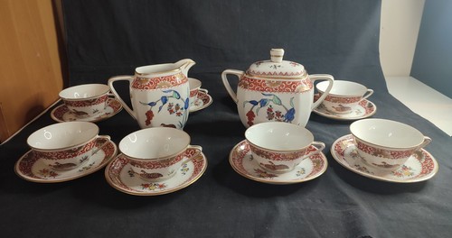 Ancien service café - ancien, en