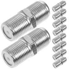 10 Pcs Connecteur TV Connecteurs F Pour Câble Adaptateur De