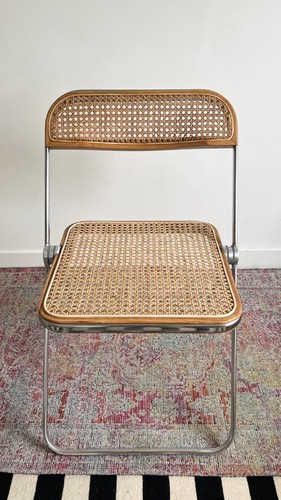 Chaise cané pliante plia - chaise,