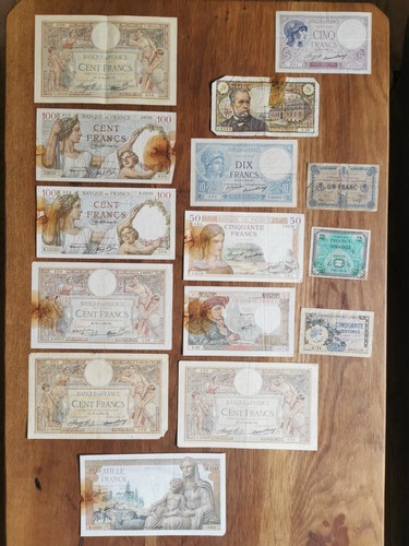 France lot billets - lot,