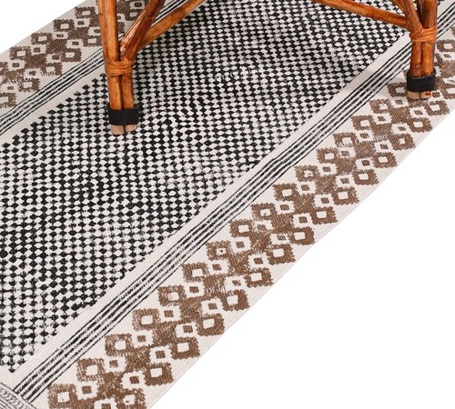 Tapis rectangulaire tissé - tapis,