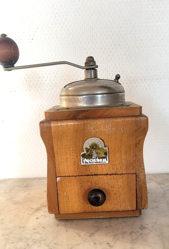 Ancien moulin café bois - moulin,
