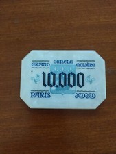 Ancien jeton de Casino.10000f....grand Cercle Molière Paris