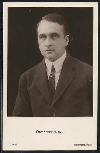 Acteur fritz weidemann avec - acteur,