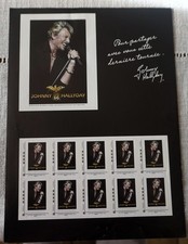 Feuillet collector  Neuf - Johnny Hallyday