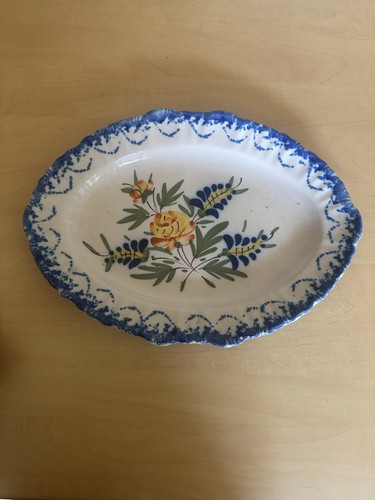 Ancien plat faïence - ancien, en