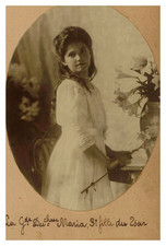 La grande-duchesse Maria Nikolaïevna de Russie, Fille du Tsar, Tirage vintage, c