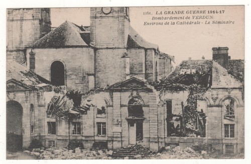 Cpa verdun bombardé - -,
