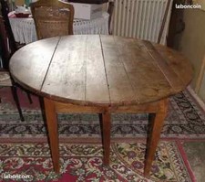 grande Table à rallonges ancienne en chêne  XIXe Siècle vigneron repas 3,5 m