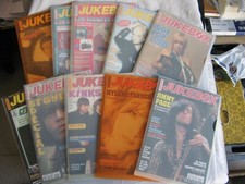 Lot de 10 revues spécialisées musique JUKEBOX magazine du N°140 au n°149 