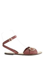 Sandales en cuir marron Tila March 38