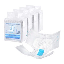 VEVOR Couche Adulte Sous-vêtements d'Incontinence Languette Adhésive Taille L