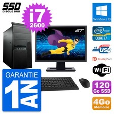 PC Tour Lenovo M91p Ecran 27"