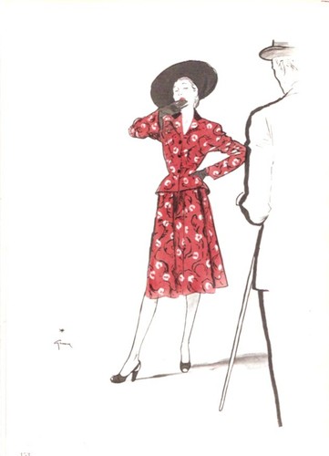 Publicite dessin mode - publicite, de