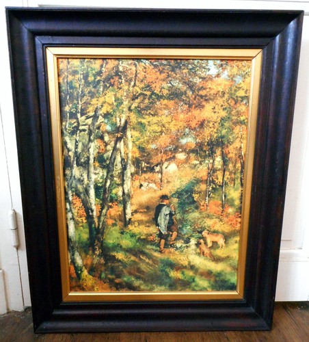 Grand tableau peinture - , sur