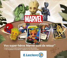 Cartes MARVEL Groot Leclerc 2024 - Numéro 1 à 108 - Complète ton Album