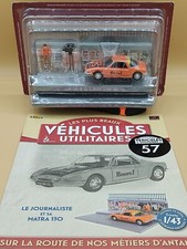 1/43 Matra 530 & Diorama "Le Journaliste" Véhicules Utilitaires IXO Altaya