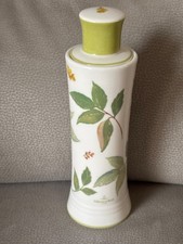 Villeroy & Boch Flacon salle de bain pour coton décor de fleurs et feuilles