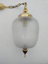 Lustre suspension verre métal