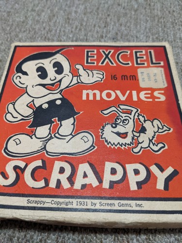 16mm columbia cartoon - b/w,