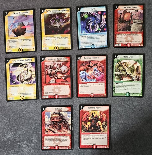 Cartes duelmasters choix - cartes,