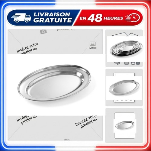 Plat service ovale hendi 35 - service,