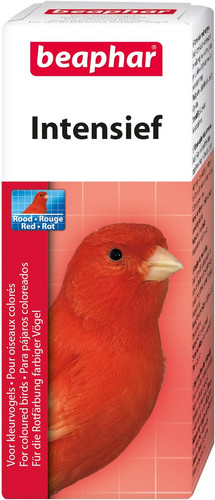 Rouge intense pour - pour, canari