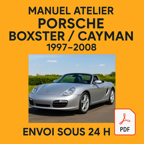 Manuel atelier porsche boxster - porsche,