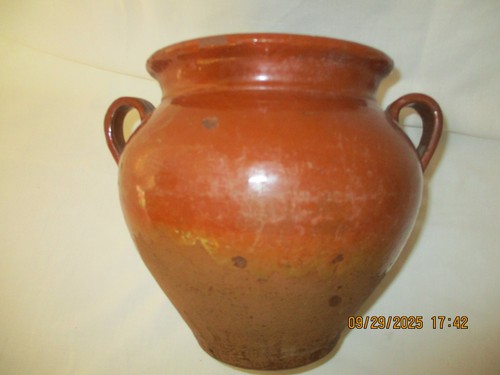 Ancien pot graisse confit - à, graisse,