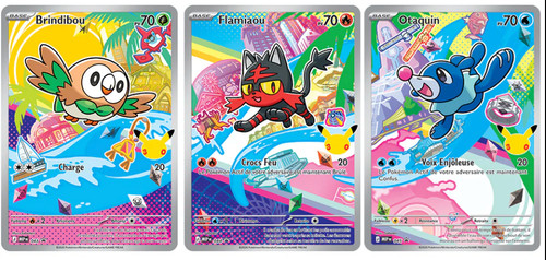 Pokémon triplette 7ième - pokémon, ar